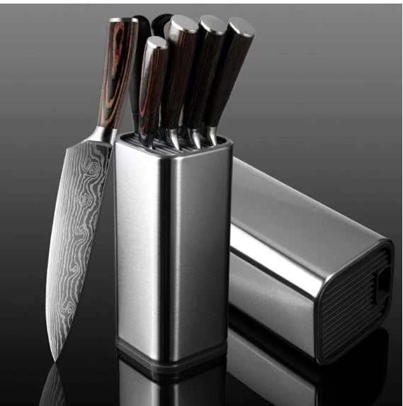 Magnetic knife holder space saver kitchen tool