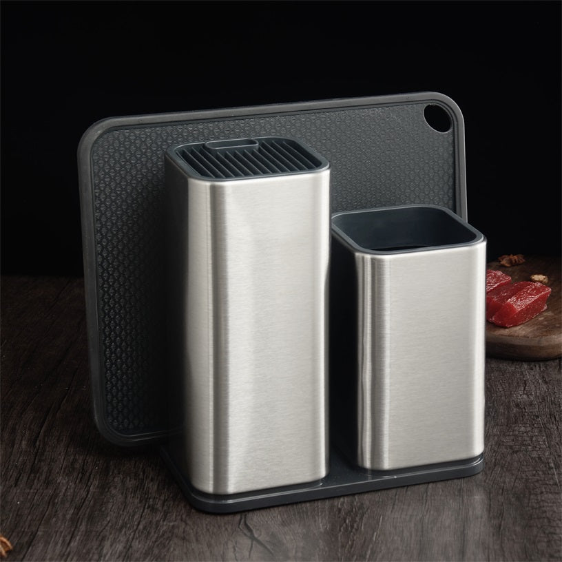 Magnetic knife holder space saver kitchen tool