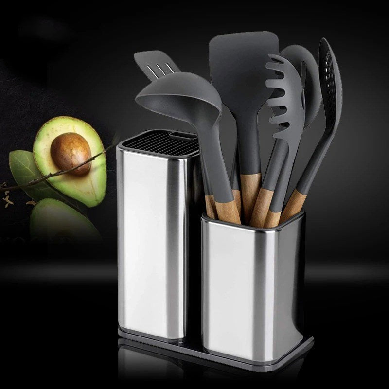 Magnetic knife holder space saver kitchen tool