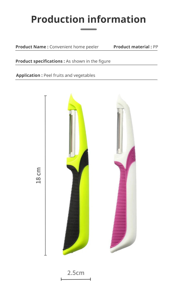 Anti Slip Handle Peeler, Peeler, Magic Tool, Melon, Potato, Fruit, Scraper, Kitchen Vegetable Tool Accessories