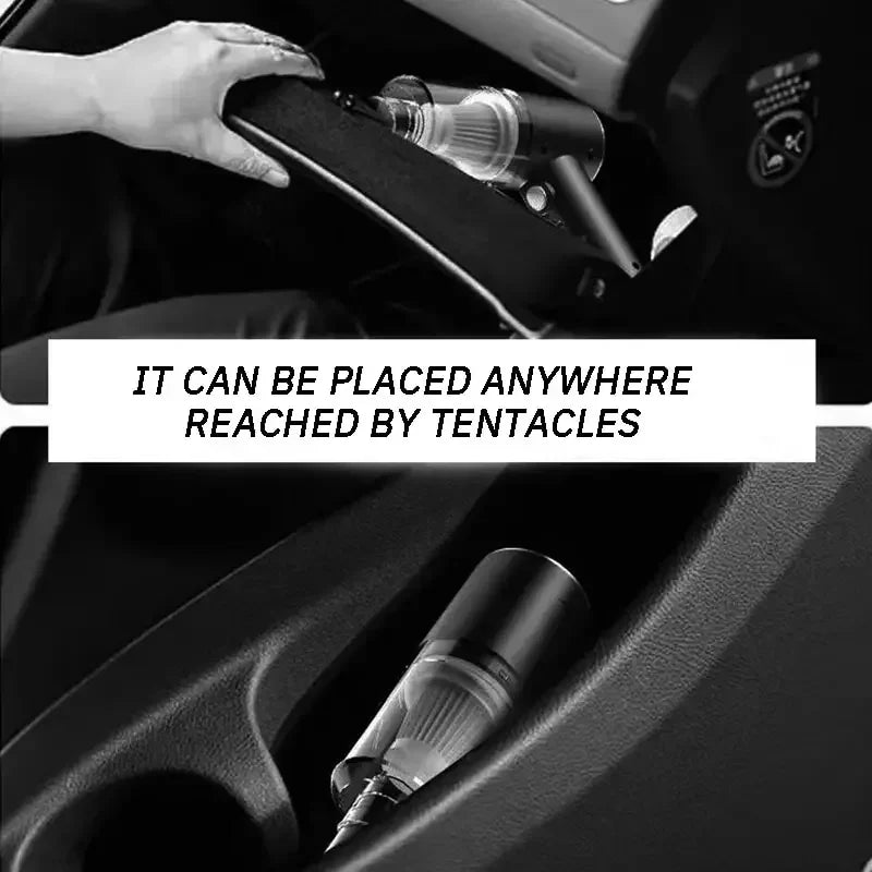 Portable Car Vacuum Wireless 12000PA - Mini Handheld Vacuum Cleaner