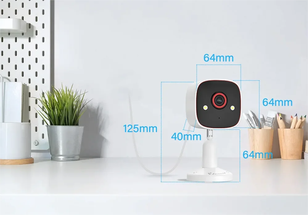 Jennov Outdoor/Indoor Security Cameras 2K HD Wireless WiFi Color Night Vision IP66 Waterproof Pet Dog Cat Baby Monitor Camera