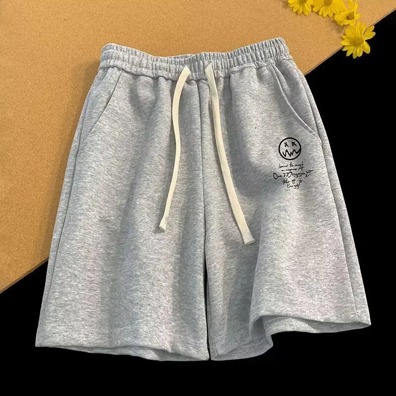 M-8XL Oversized Shorts Men Thin Casual Wide Leg Shorts Versatile Trend Loose Oversized Sports Shorts for Men