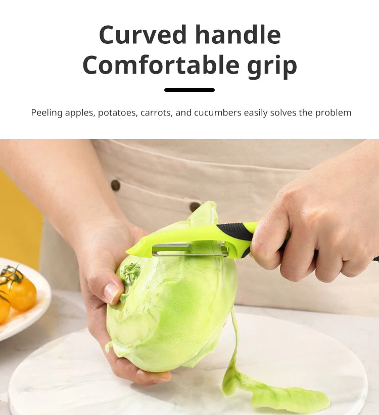 Anti Slip Handle Peeler, Peeler, Magic Tool, Melon, Potato, Fruit, Scraper, Kitchen Vegetable Tool Accessories