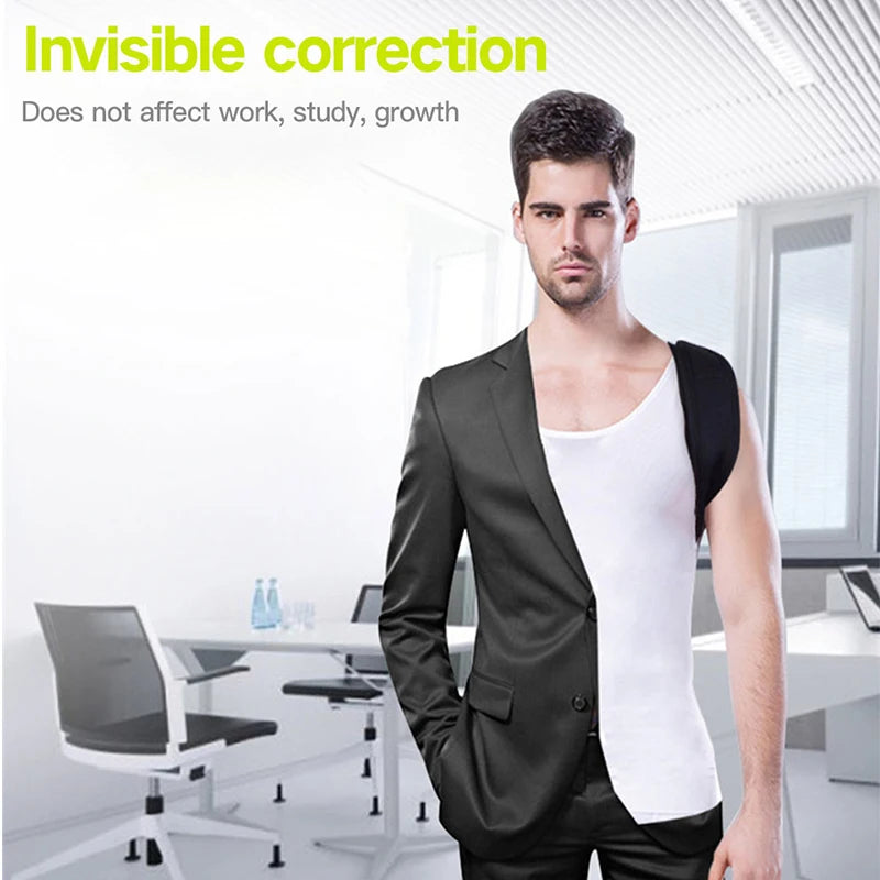 Adjustable Posture Corrector  Back Brace Shoulder Support Corrector Prevention Humpback Back Health Care