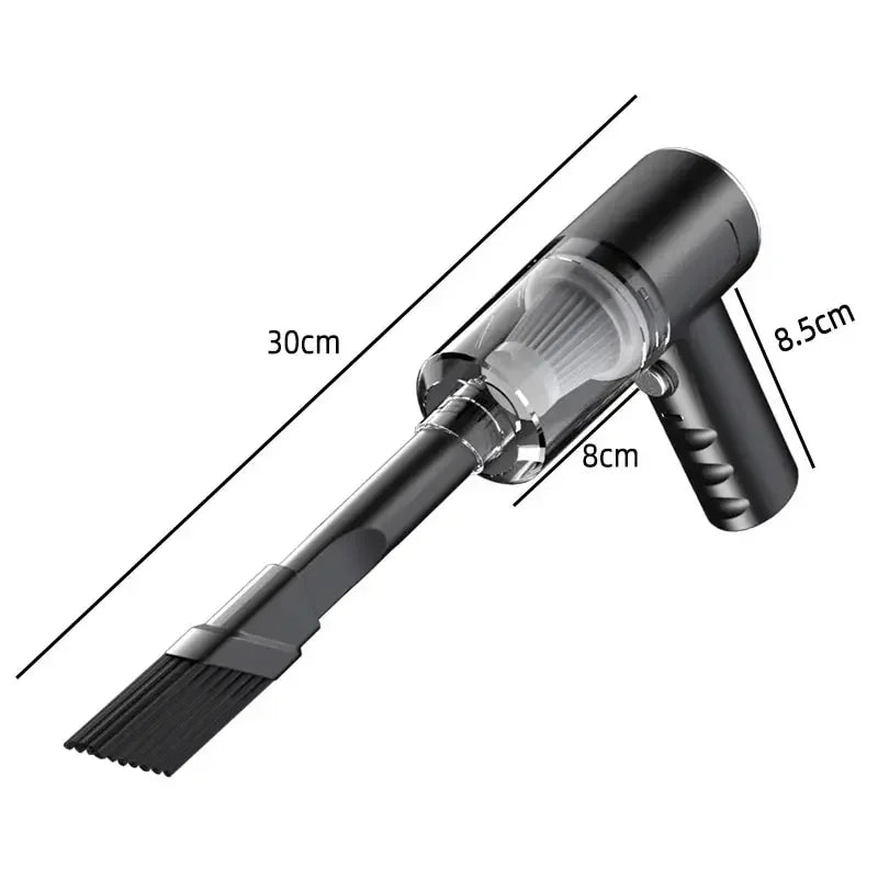 Portable Car Vacuum Wireless 12000PA - Mini Handheld Vacuum Cleaner